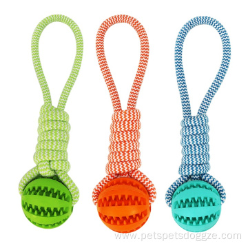 Hot Durable Rubber Cotton Rope Dog Chew Toy